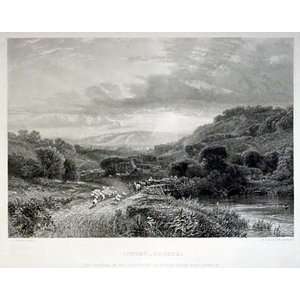  Cole 1877 Engraving of Sunset   Sussex