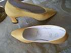 Dyeables by Highlights Fabric Dyed Classic Pumps SZ 7M Color Canary 