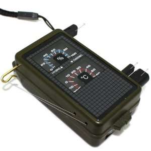 Outdoor Mini Survival Kit Including Thermometer, Hygrometer, LED Light 