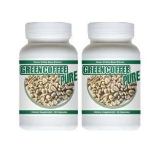  Green Coffee Pure   120 Capsules   Pure Green Coffee Bean 