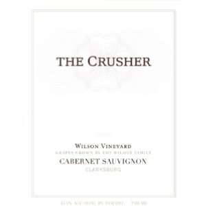 2010 The Crusher Wilson Vineyard Clarksburg Cabernet Sauvignon 750ml