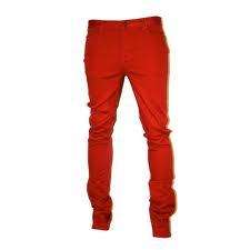 Krew CM Colors Red Skateboarding Jeans  