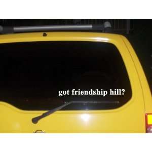  got friendship hill? Funny decal sticker Brand New 