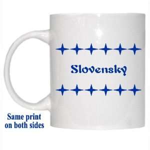  Personalized Name Gift   Slovensky Mug 