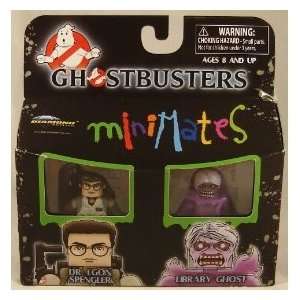   Mini Mates Dr. Egon Spengler & Library Ghost Toys & Games