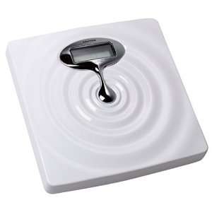  Salter 929 Electronic Bathroom Scale, White and Chrome 