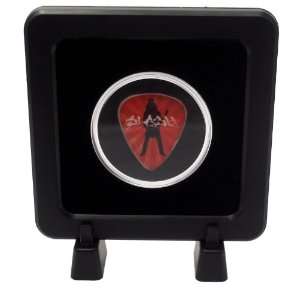  Slash Red Silhouette Guitar Pick With MADE IN USA Display 