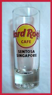 hard rock cafe sentosa singapore logo shot glass quantity 1