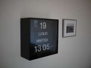 Solari Udine Cifra Dator Vintage Eames Clock Flip Howard Danish  