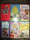 Lot of 6 WEE SING VIDEOS Together, Animal, Christmas, Sillyville 