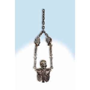  Hanging Skeleton Torso & Chains Prop Decoration
