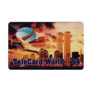 Collectible Phone Card 10u Telecard World 94 New York Skyline With 