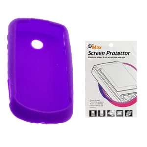  Samsung A817 Solstice 2 Silicone Skin Case   Purple Cell 