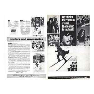  Ski Bum Original Movie Poster, 11 x 17 (1971)