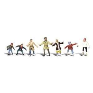  Woodland Scenics A2184 N Scale Ice Skaters Toys & Games