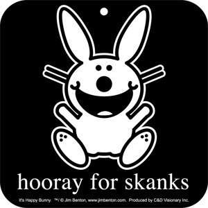  Happy Bunny Hooray For Skanks Air Freshener A HB 0032 