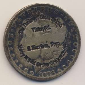 1878 Silver Dollar BUCKET OF BLOOD SALOON Victor COLORADO  