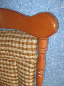 Tell City Hard Rock Maple Upholstered Swivel Living Room Chair Andover 