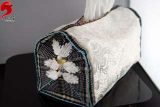 Free designs Embroidery Fabric Tissue Table Box Covers  