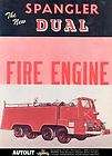 1949 Spangler Ford Hahn Dual Engine Fire Truck Brochure