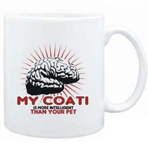  Mug White  My Coati is more intelligent than your pet 