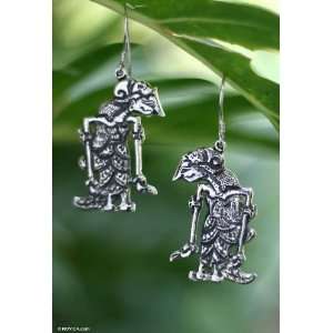  Sterling silver dangle earrings, Princess Sita Jewelry
