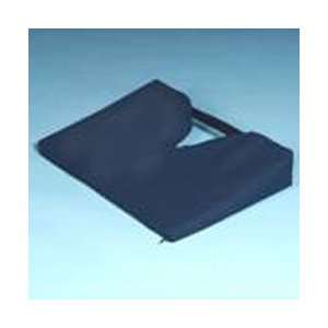 Coccyx Cushion Wedge w/Navy Rip Stop Zippered Cover   13 x 15 x 3 