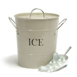  Ice Bucket with Scoop   Clay Patio, Lawn & Garden