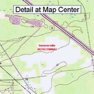  USGS Topographic Quadrangle Map   Summerville, South 