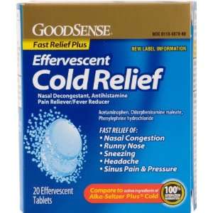  Good Sense Effervescent Cold Relief Case Pack 12