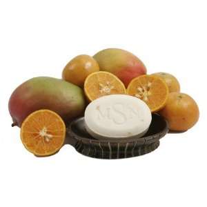  Personalized Engraved Mandarin Mango 3 Bar Soap Set 