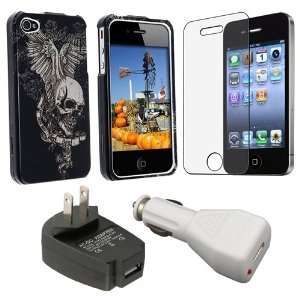  1 x Skull Wing Snap on Case + 2 x USB Travel Home, DC 