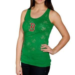  Boston Red Sox Ladies Kelly Green Colleen Sheer Ribbed 