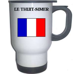  France   LE THUIT SIMER White Stainless Steel Mug 