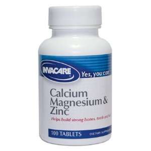  Invacare Calcium, Magnesium & Zinc Tablets (Case) Health 