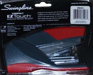 Swingline Compact Ez Touch Purple Stapler 20 Sheets 074711664233 