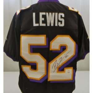Ray Lewis Signed Baltimore Ravens Jersey   JSA   Autographed NFL 