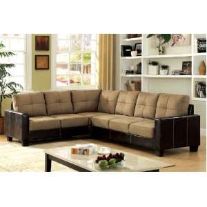  2pc Transitional Modern Sectional Fabric Sofa Set, FA 7564 
