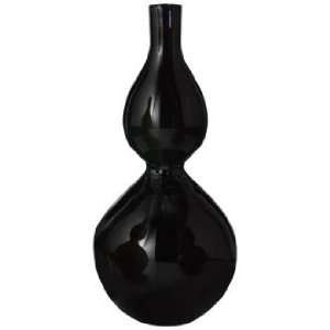  Black Silhouette Glass Vase
