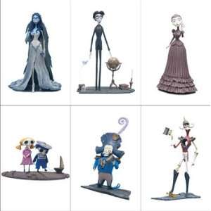  Corpse Bride Series 1 Action Figure Set of 6 Toys & Games