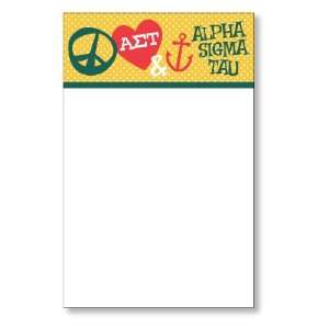  Alpha Sigma Theta Peace Memo Pad