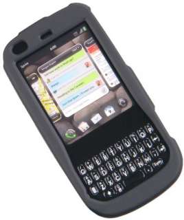RUBBERIZED BLACK CASE COVER FOR SPRINT PALM PIXI PHONE  