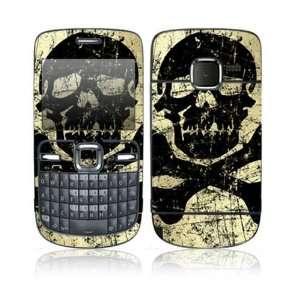  Nokia C3 00 Decal Skin   Graffiti Skull / Bones 