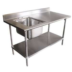   Side   16 Gauge Top   All Stainless Steel   Advance Tabco   KMS 11B