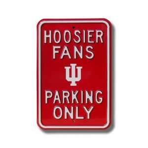  HOOSIER FANS IU logo Parking Sign