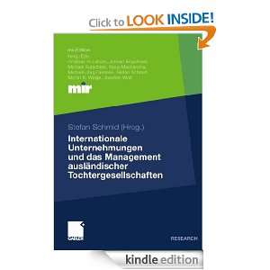 Internationale Unternehmungen und das Management ausländischer 