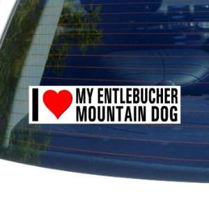   Heart My ENTLEBUCHER MOUNTAIN DOG   Dog Breed   Window Bumper Sticker