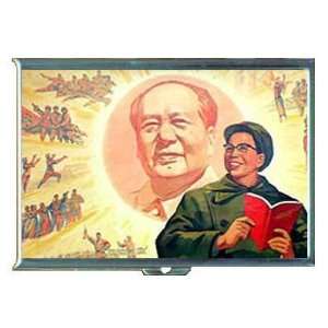 CHAIRMAN MAO CHINA COMMUNIST ID Holder Cigarette Case or Wallet Made 