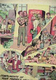 1951 Coca Cola Comic Book, Refreshment Thru the Ages  