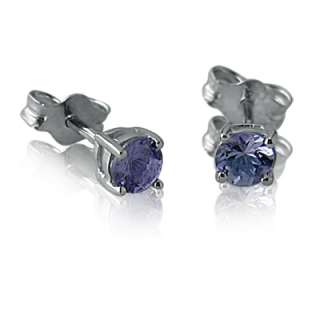 features 4mm round amethyst sterling silver settings and backs 1 2ct 